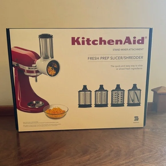 KitchenAid Red Fresh Prep Slicer/Shredder Attachment - Picture 1 of 6
